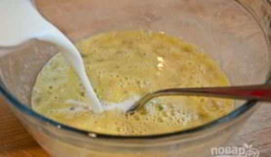 банановые оладьи на молоке