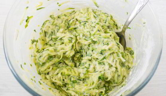 кабачковые оладьи