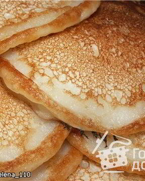 Кефирные оладушки без яиц