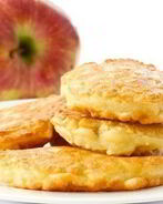 Оладушки с яблоком на кефире