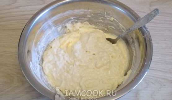 оладьи без яиц с ягодами