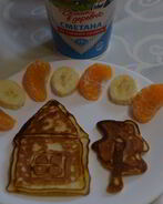 Оладьи Домик в деревне