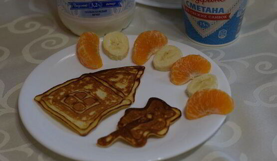 оладьи домик в деревне