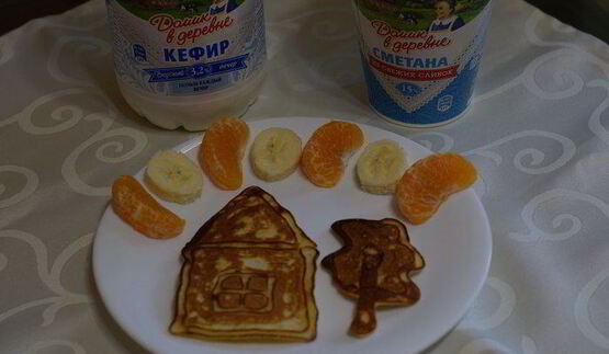 оладьи домик в деревне