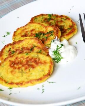 Оладьи из цветной капусты