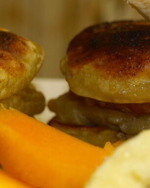 Оладьи из тыквы и банана