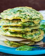 Оладьи из зелени
