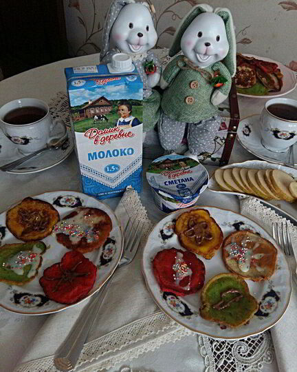 Рецепт оладий праздник