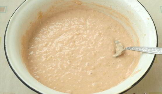 оладьи с грушами и бананом