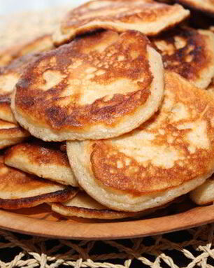 Оладьи с яблоками