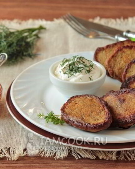Рецепт печеночных оладий из говяжьей печени с морковью