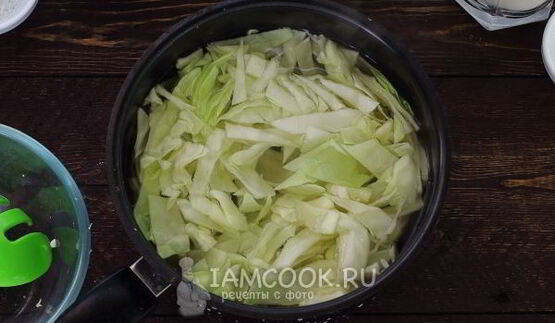 постные капустные оладьи