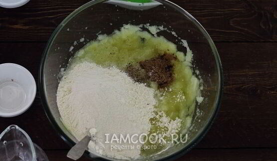 постные капустные оладьи