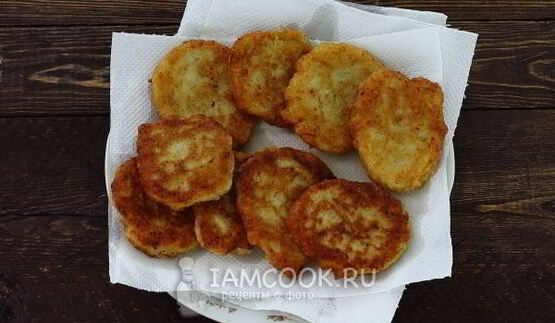 постные капустные оладьи