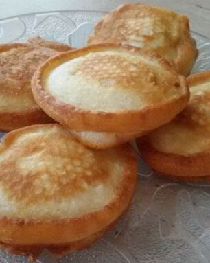 Пышные оладьи на кефире