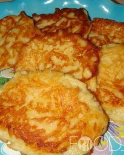 Рецепт яблочных оладий на кефире