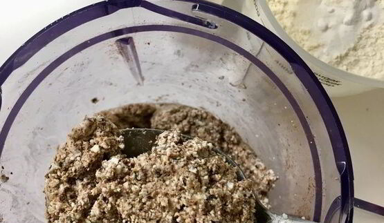 дважды малиновое печенье с персиком