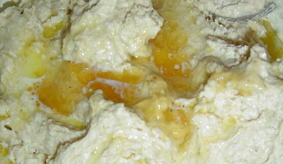 мягкое печенье с бананом и творогом