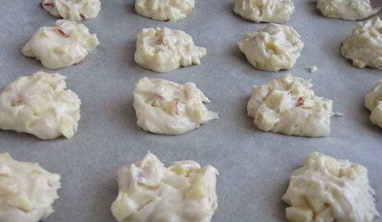 мягкое яблочное печенье