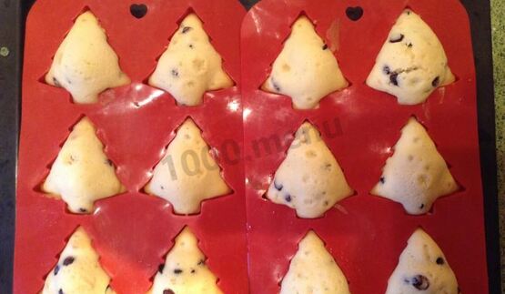 печенье елочка на новый год новогоднее