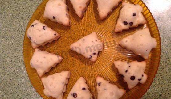 печенье елочка на новый год новогоднее