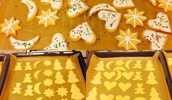 печенье holiday cookies