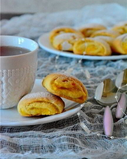 Рецепт печенья с апельсиновой начинкой