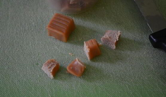 печенье с карамелью