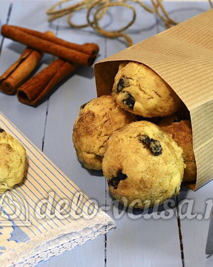 Рецепт печенья с корицей и изюмом