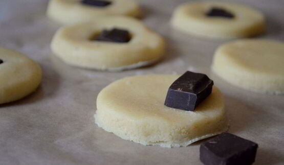 печенье с шоколадом