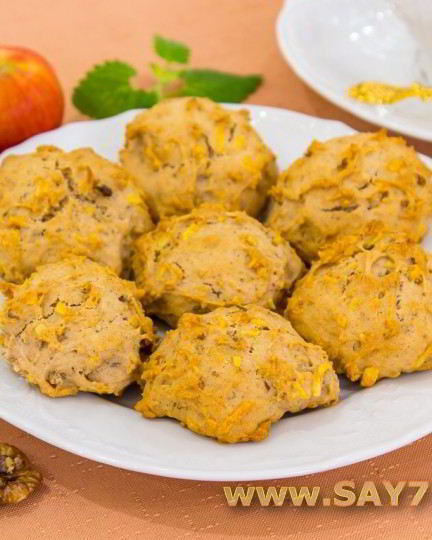 Рецепт печенья с яблоками и грецкими орехами