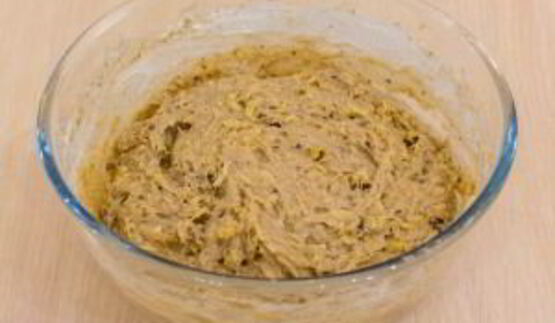 печенье с яблоками и грецкими орехами