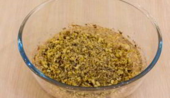 печенье с яблоками и грецкими орехами