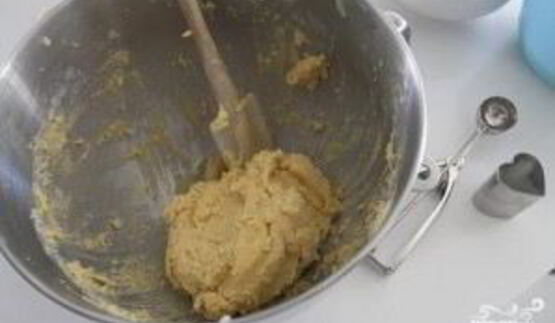 печенье-валентинки из кукурузной муки