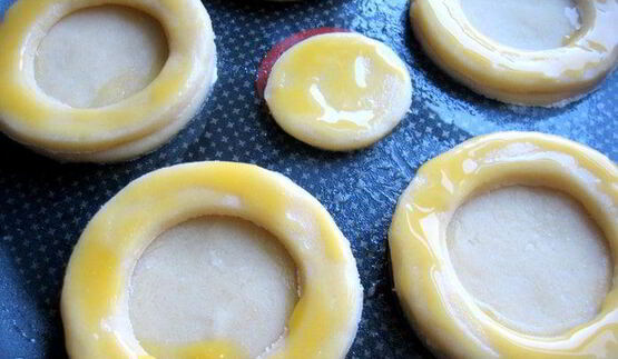 песочное печенье с шоколадом