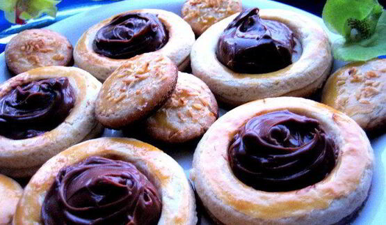 песочное печенье с шоколадом