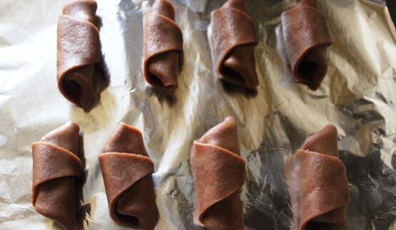 постное шоколадное печенье