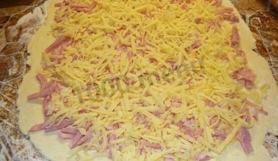 рулетики с ветчиной