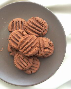 Шоколадно-каштановое печенье