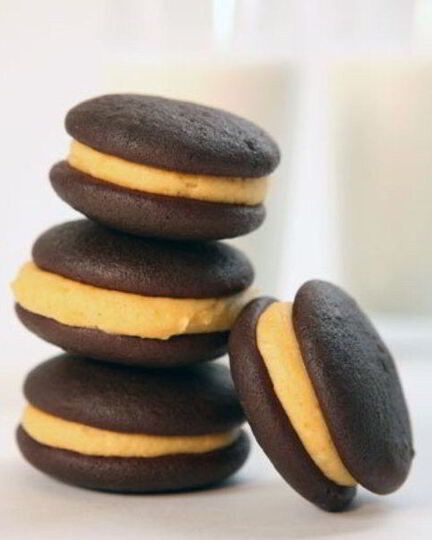 Рецепт шоколадного печенья с тыквенной начинкой