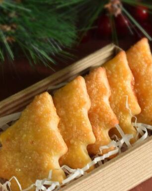 Творожное печенье Елочки