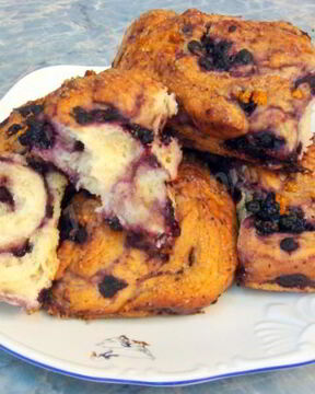 Черничный пирог