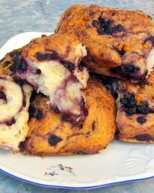 Черничный пирог