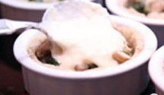 киш с курицей и шпинатом