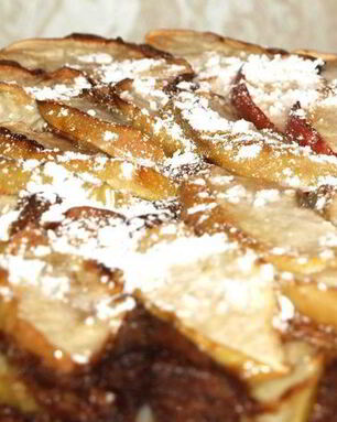 Легкий яблочный пирог