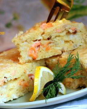 Очень нежный рыбный пирог