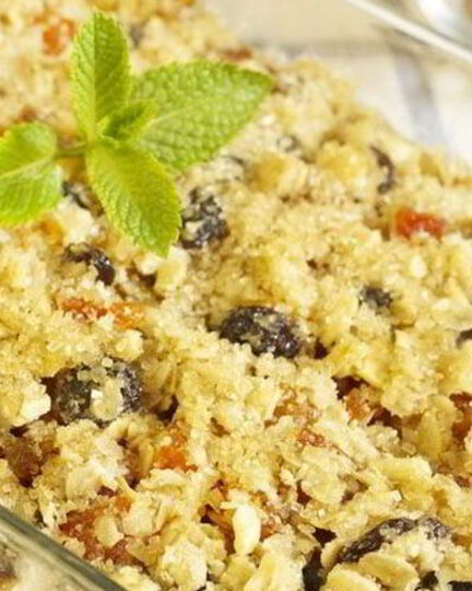 Рецепт овсяного пирога с фундуком