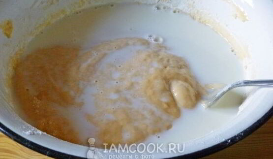 пирог блинный с творожной начинкой