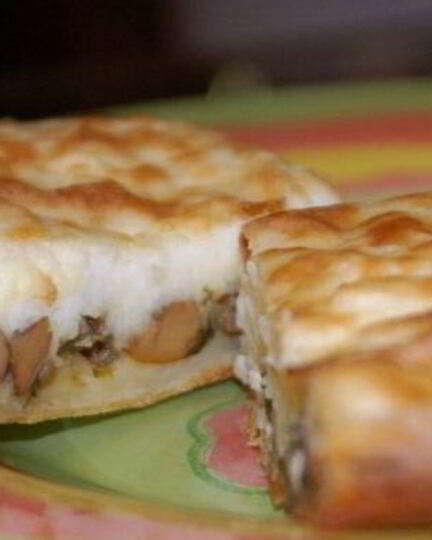 Рецепт пирога с грибами и картошкой