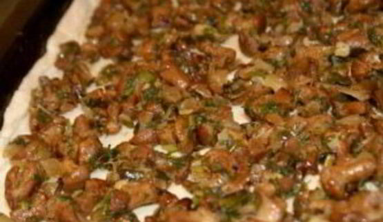пирог с грибами и картошкой